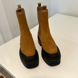 Sam Edelman Suede Ankle Boots, Size 8